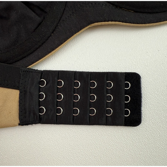 Cake Lingerie Balcony Style Flexible Wire Embroidery Beige Nursing Bra Size 36D - Picture 15 of 16